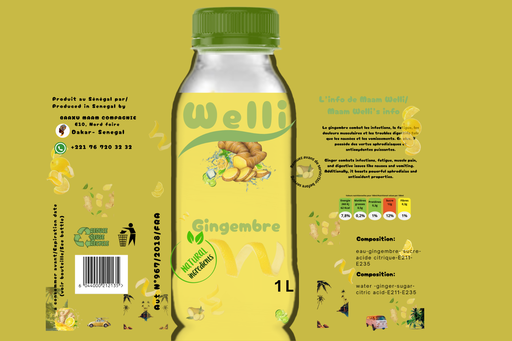 JUS GINGEMBRE WELLI 1L 